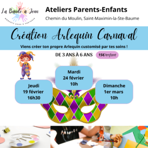 Ateliers Parents-Enfants CARNAVAL