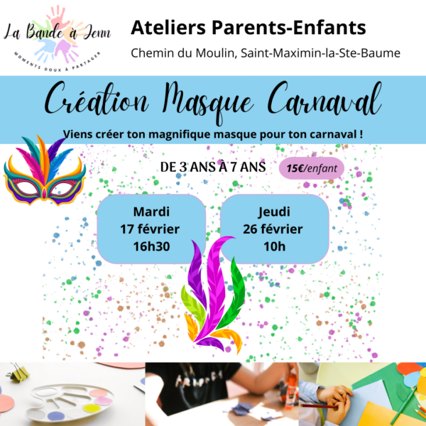 Ateliers Parents-Enfants CARNAVAL