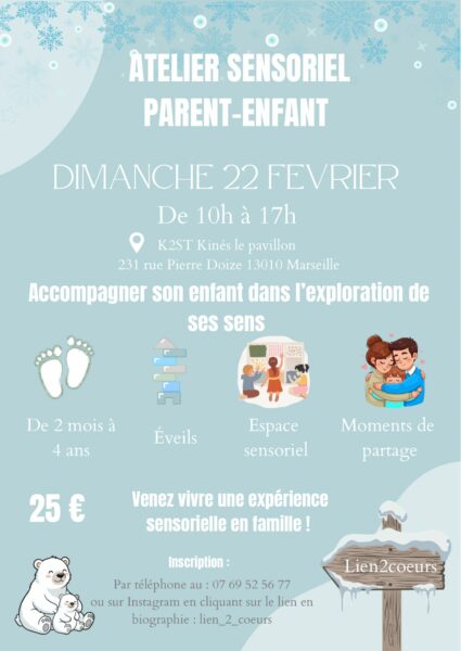 Atelier sensoriel parent-enfant