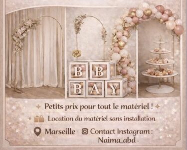 Location matériel événementiel - petit budget