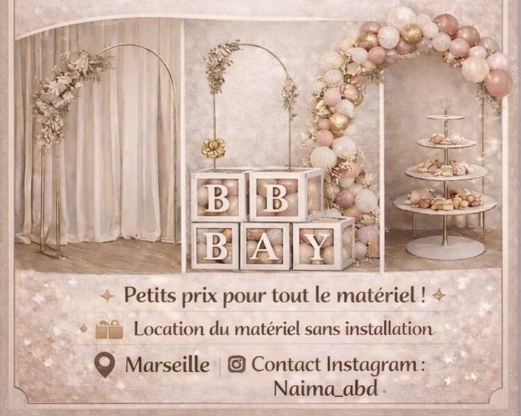 Location matériel événementiel - petit budget