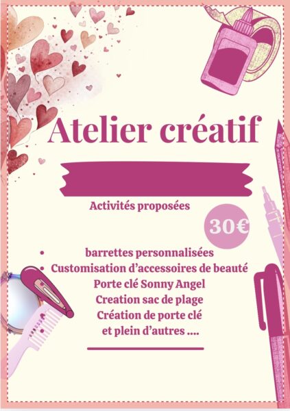 Atelier créatif