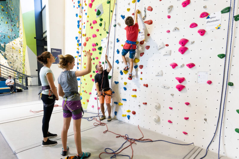Cours d'escalade en famille !