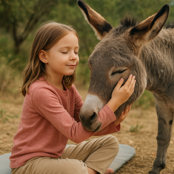 Bulle de bien être auprès de l'animal , relaxation thérapeutique
