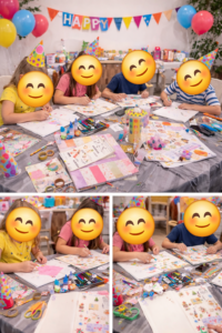 Anniversaire créatif sur mesure (2h) à domicile ou à l'atelier