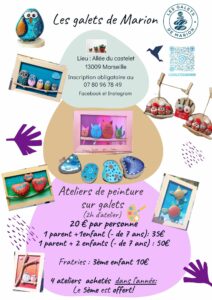 Ateliers de Peinture sur Galets tout public