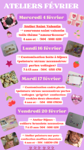 ATELIER FÉVRIER