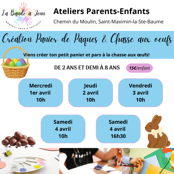 Panier et Chasse aux oeufs