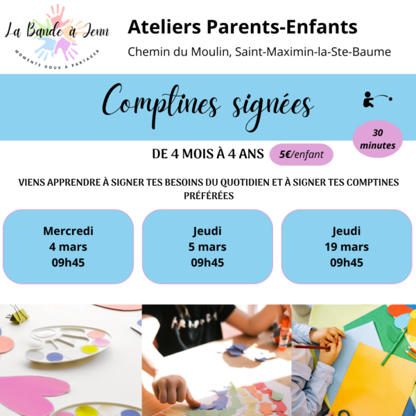Comptines signées - 4 mois à 4 ans
