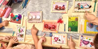 Anniversaire créatif de peinture sur galets à domicile (Marseille)