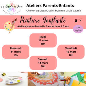 Atelier Parent-Enfant Peinture gonflante