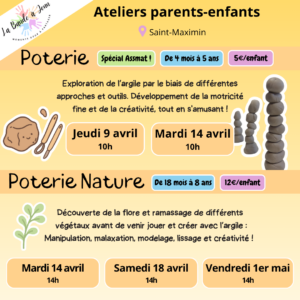 Atelier Poterie Spécial Assistantes maternelles