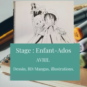 Stage de dessin du 20 au 24 avril