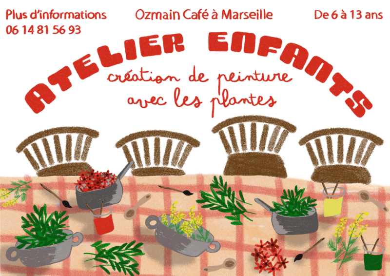 Atelier enfants / créer des encres végétales